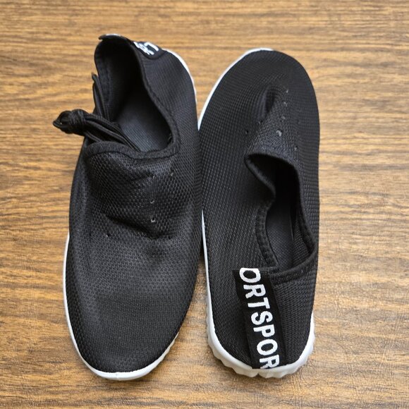 RT SPORT Women's Black w/White Sole Walking Sneakers w/Laces - Size 7.5M - Picture 9 of 15